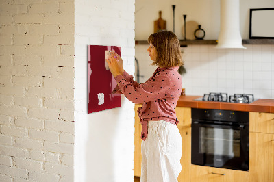 Magnettafel rote Farbe