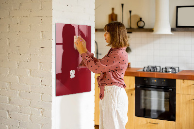 Magnettafel rote Farbe