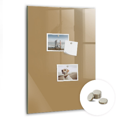 Magnettafel Dunkelbeige Farbe