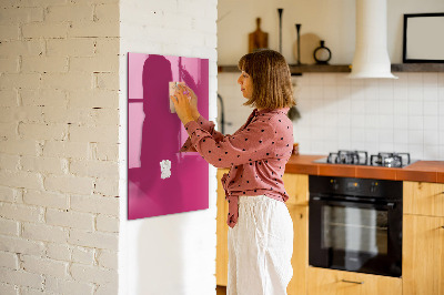 Magnettafel Kräftige rosa Farbe