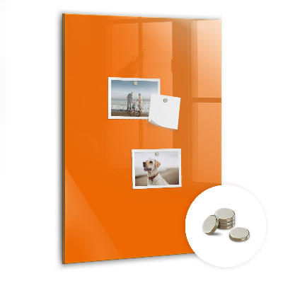 Magnettafel orange Farbe