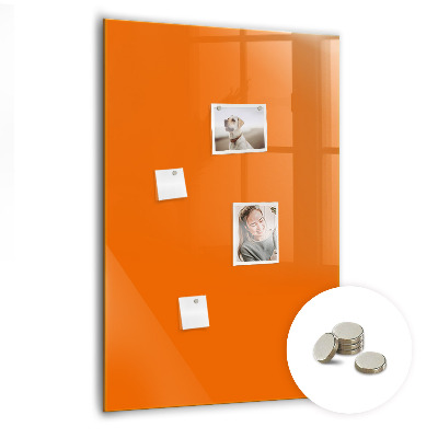 Magnettafel orange Farbe