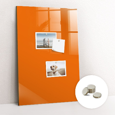 Magnettafel orange Farbe