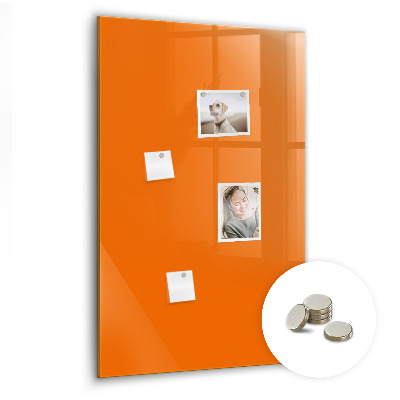 Magnettafel orange Farbe