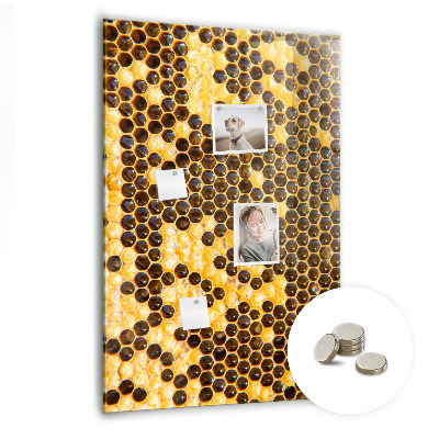 Magnettafel Bienenwabe