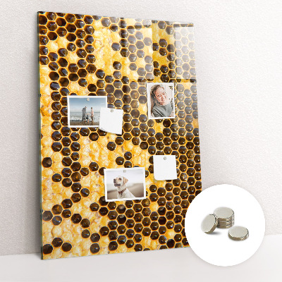 Magnettafel Bienenwabe