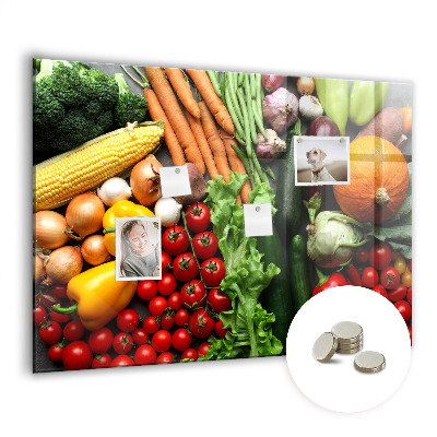 Magnettafel küche Frisches Gemüse