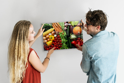 Magnettafel küche Frisches Gemüse