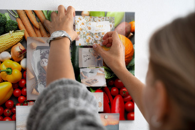 Magnettafel küche Frisches Gemüse