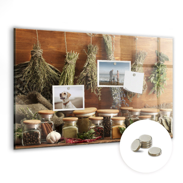 Magnettafel Gewürze