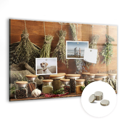 Magnettafel Gewürze