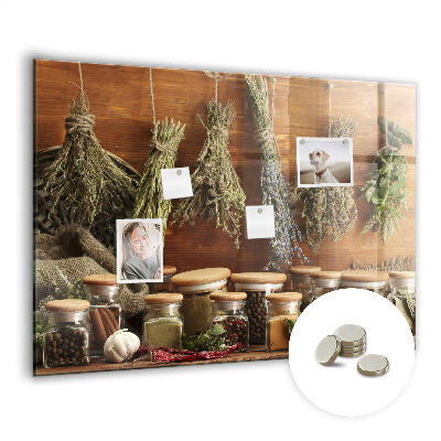 Magnettafel Gewürze