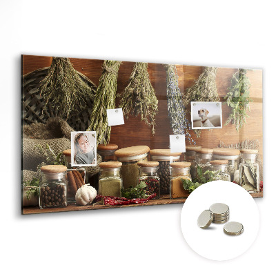 Magnettafel Gewürze