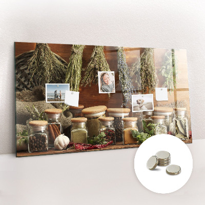 Magnettafel Gewürze