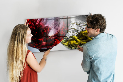 Magnettafel küche Gläser Wein