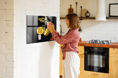 Magnettafel küche Zitronen