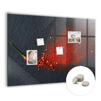 Magnettafel küche Rotes Gewürz