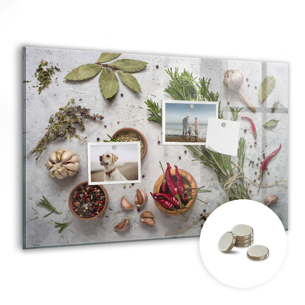 Magnettafel Gewürze