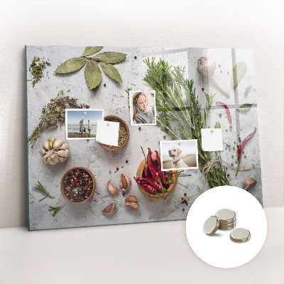 Magnettafel Gewürze