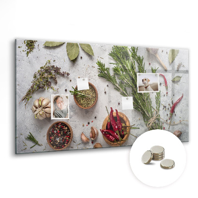 Magnettafel Gewürze