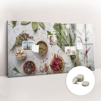 Magnettafel Gewürze