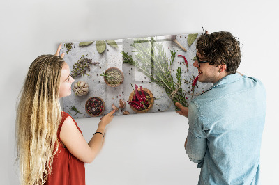 Magnettafel Gewürze