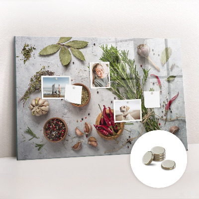 Magnettafel Gewürze