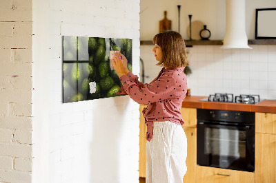 Magnettafel küche Eine Avocado