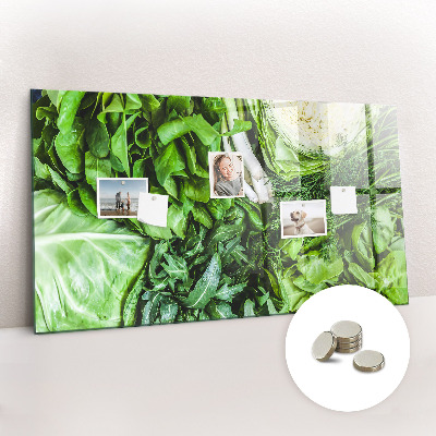 Magnettafel küche Grünes Gemüse
