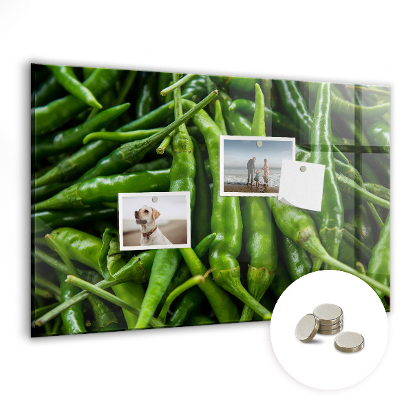 Magnettafel küche Grüner Pfeffer