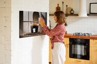 Magnettafel küche Tasse Kaffee