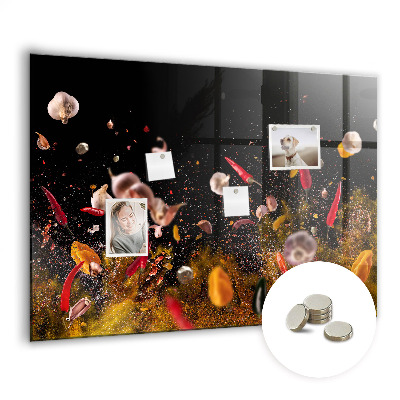 Magnettafel küche Gemüse
