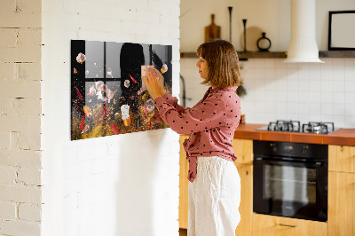 Magnettafel küche Gemüse