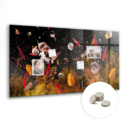 Magnettafel küche Gemüse