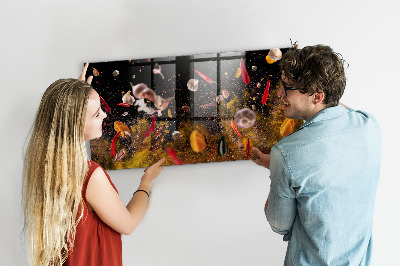 Magnettafel küche Gemüse