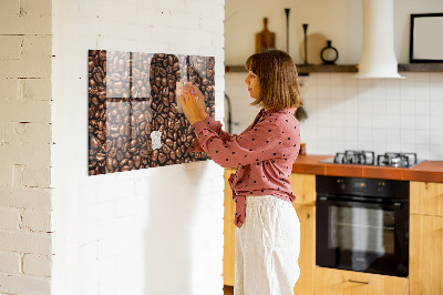 Magnettafel küche Kaffeebohnen