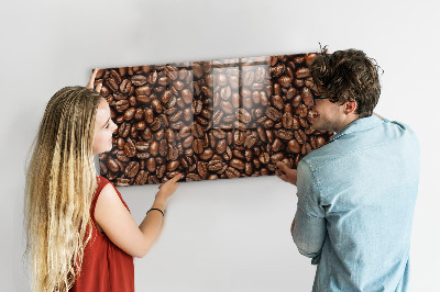 Magnettafel küche Kaffeebohnen