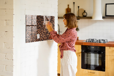 Magnettafel küche Kaffeebohnen