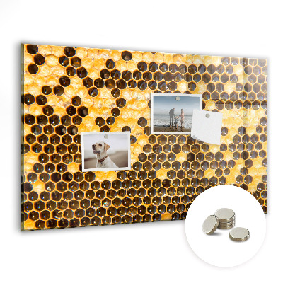 Magnettafel küche Bienenwabe