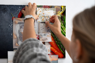 Magnettafel küche Gemüse