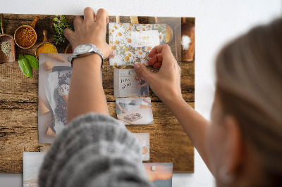 Magnettafel Löffel Gewürze