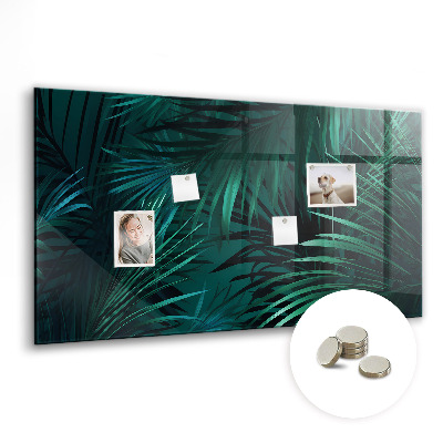 Magnettafel Tropische Blätter