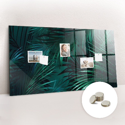 Magnettafel Tropische Blätter