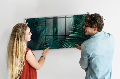 Magnettafel Tropische Blätter