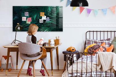 Magnettafel Tropische Blätter