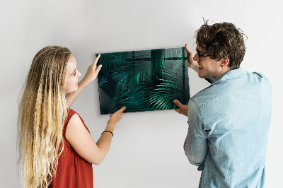 Magnettafel Tropische Blätter