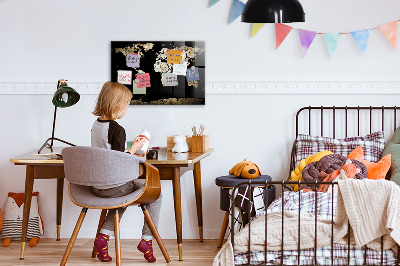 Magnettafel bunt Dürre-Weltkarte