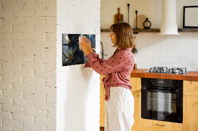 Magnettafel Dekorative Blumen