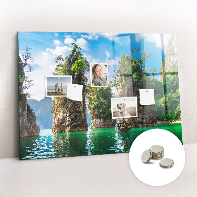 Magnettafel Seebäume Natur
