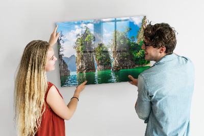 Magnettafel Seebäume Natur